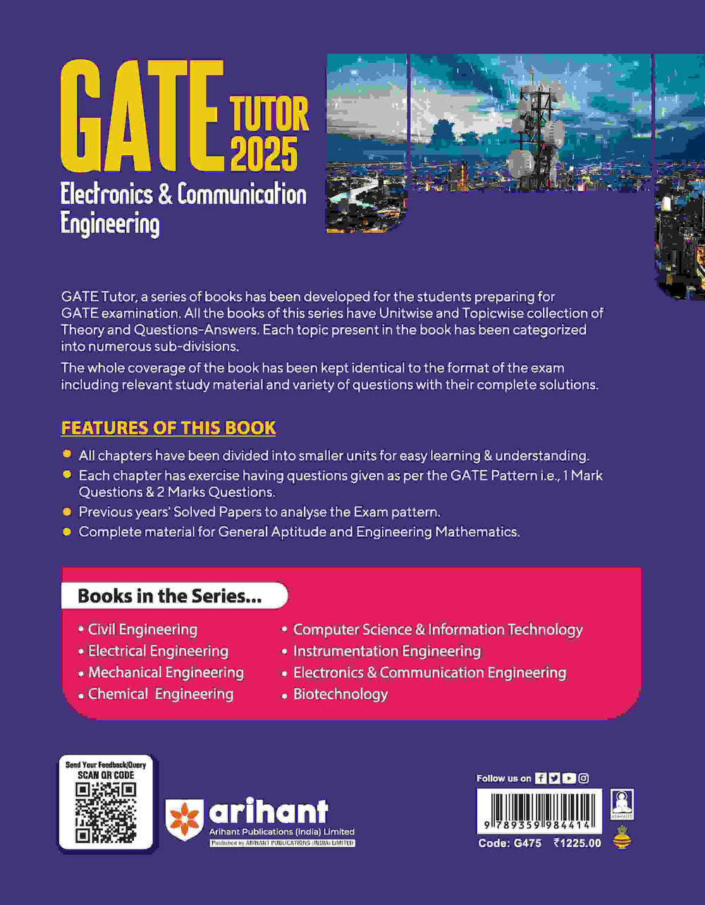 GATE Tutor 2025 Electronics & Communication Engineering | Study Gui