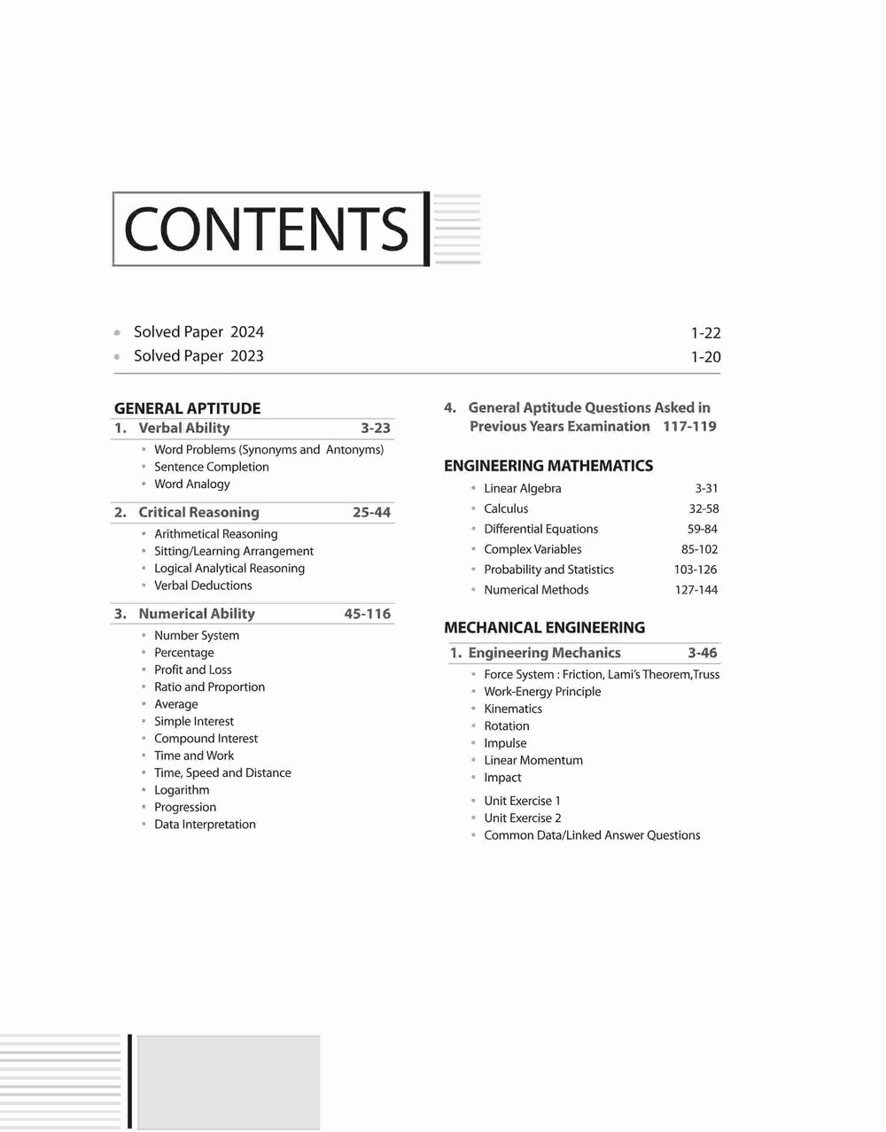 GATE Tutor 2025 Mechanical Engineering | Study Guide