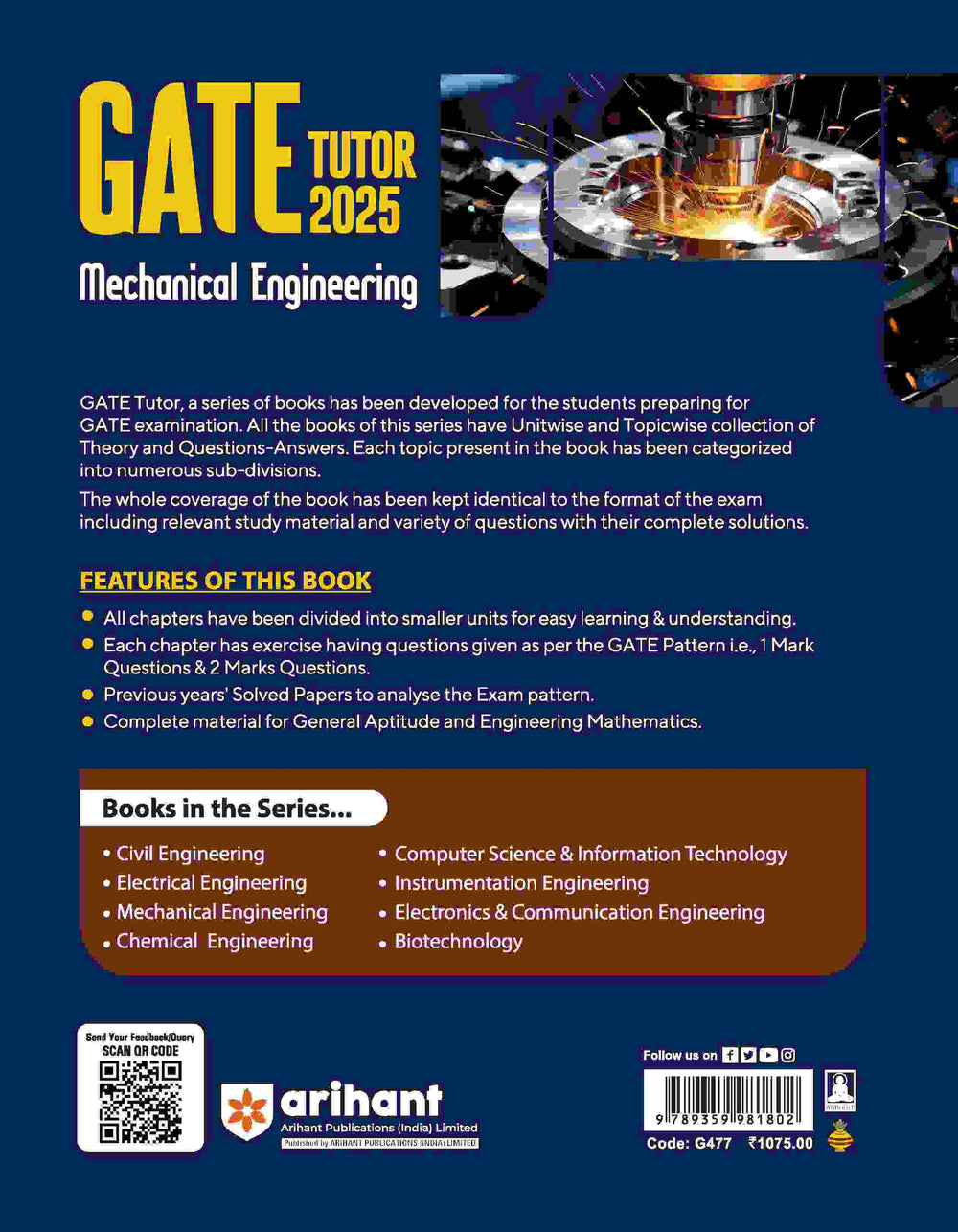 GATE Tutor 2025 Mechanical Engineering | Study Guide