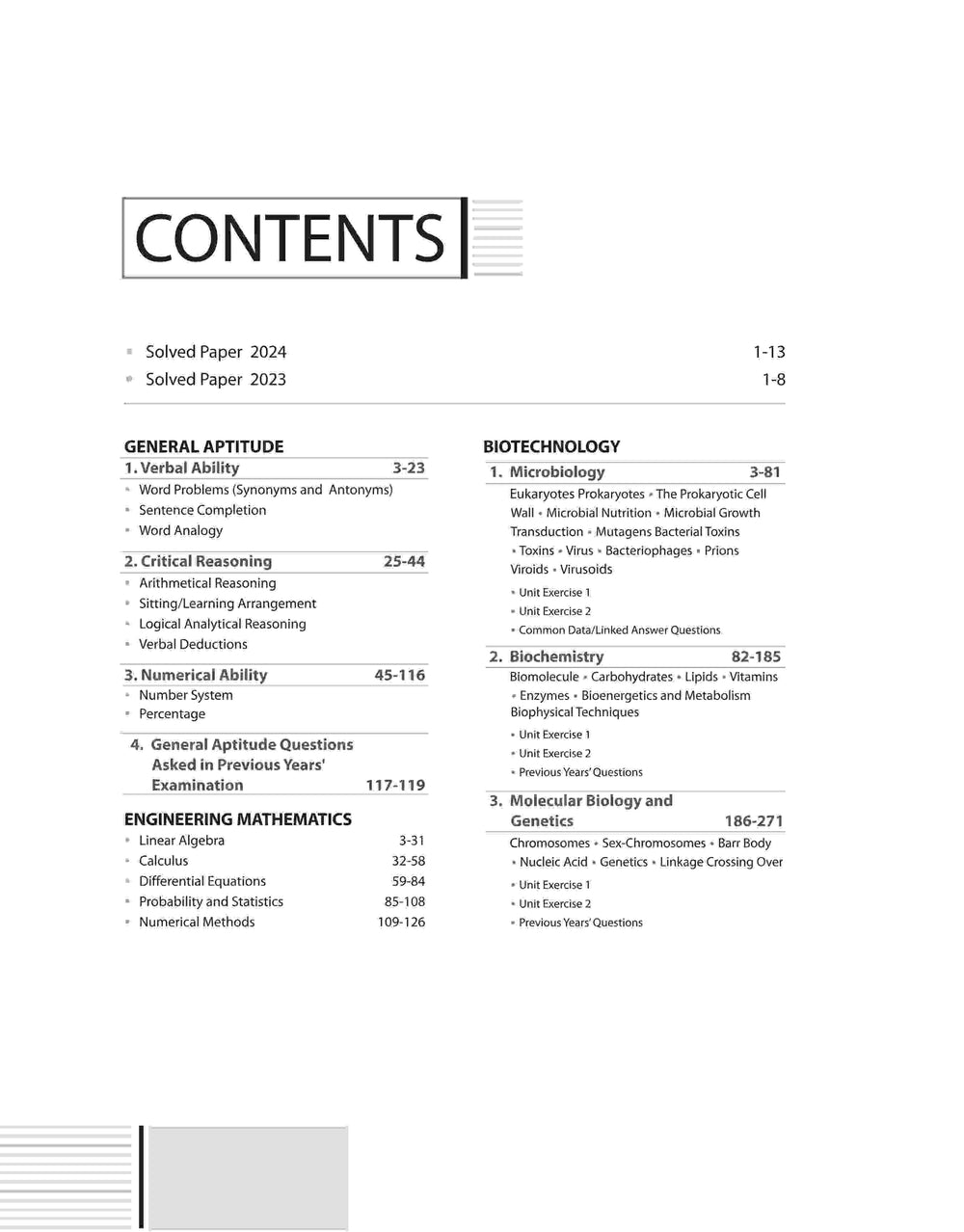 GATE Tutor 2025 Biotechnology | Study Guide