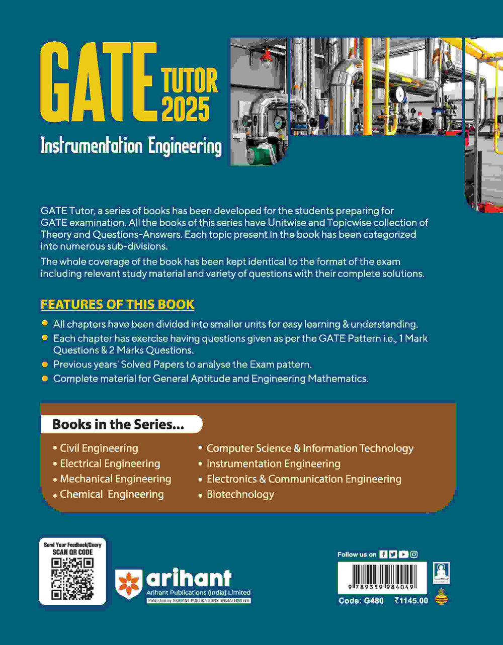 GATE Tutor 2025 Instrumentation Engineering | Study Guide