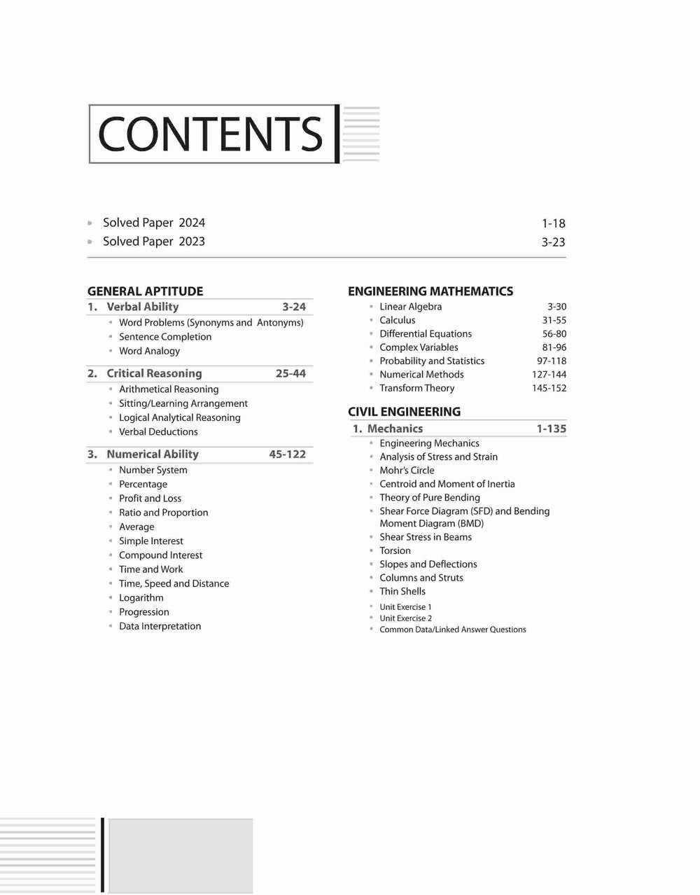 GATE Tutor 2025 Civil Engineering | Study Guide