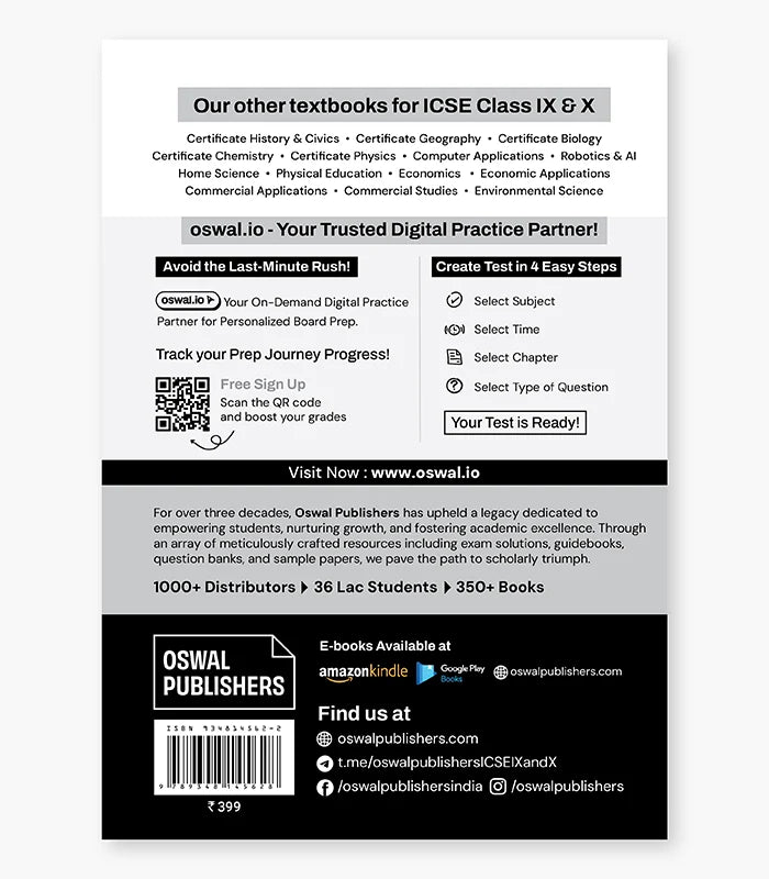 Robotics & AI Textbook ICSE Class 9 By Oswal Publishers