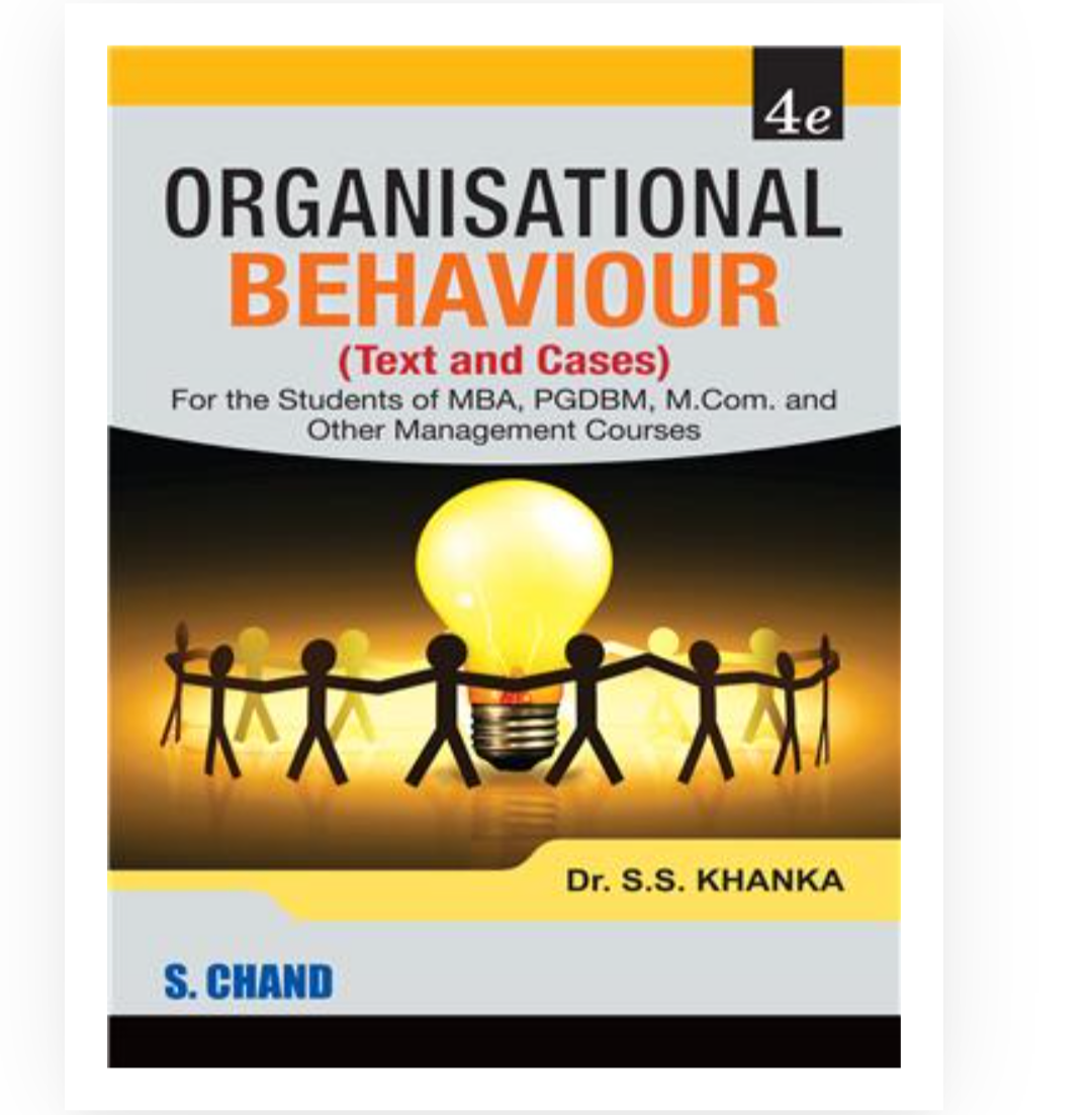 Chand Ss Organisational Behaviour| Dr SS Khanka| S Chand – OneTouch Book