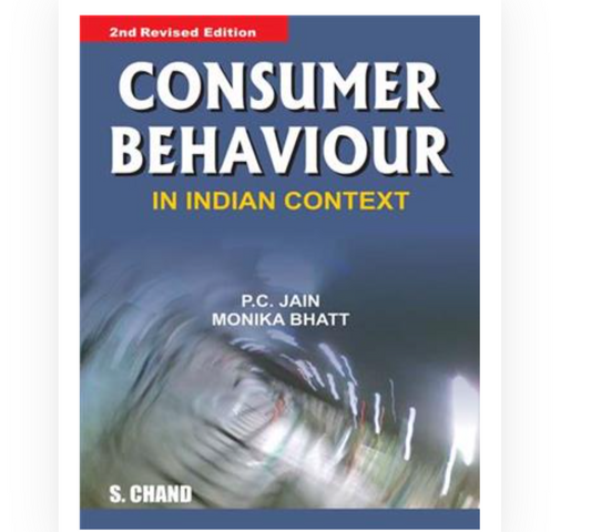 Consumer Behaviour in indian Context| PC jain , Monika Bhatt| S Chand