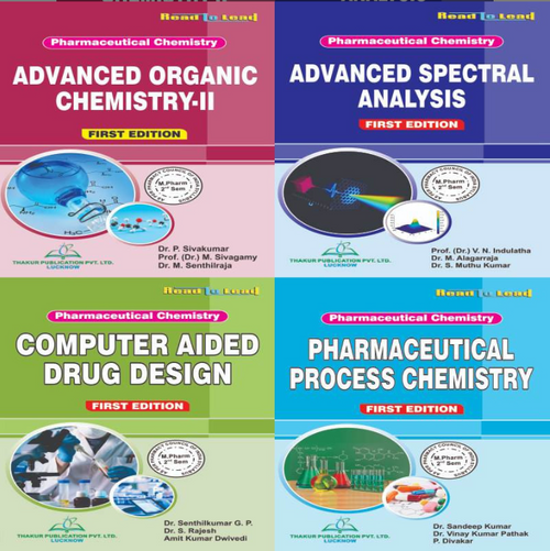 ALL IN ONE (4 IN 1) PHARMACEUTICAL CHEMISTRY M.PHARM SECOND SEMESTER, THAKUR PUBLICATIONS PVT LTD