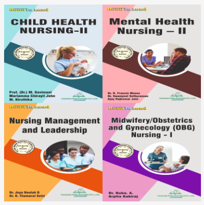 B.SC NURSING 6TH SEMESTER (4 IN 1) COMBO PACK, THAKUR PUBLICATIONS PVT LTD