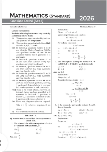 CBSE 10 Years Solved Papers Class 10 Exam 2027,  Oswal Publishers