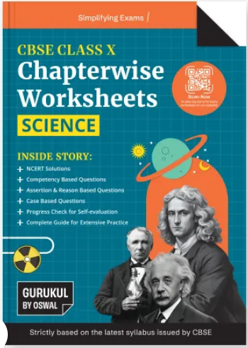 Science Chapterwise Worksheets CBSE Class 10 Exam 2027 , Oswal Publishers