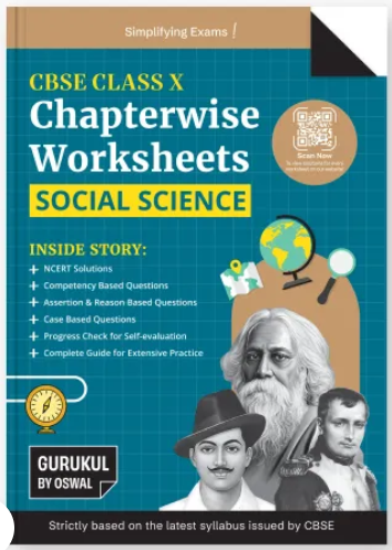 Social Science Chapterwise Worksheets CBSE Class 10 Exam 2027 , Oswal Publishers