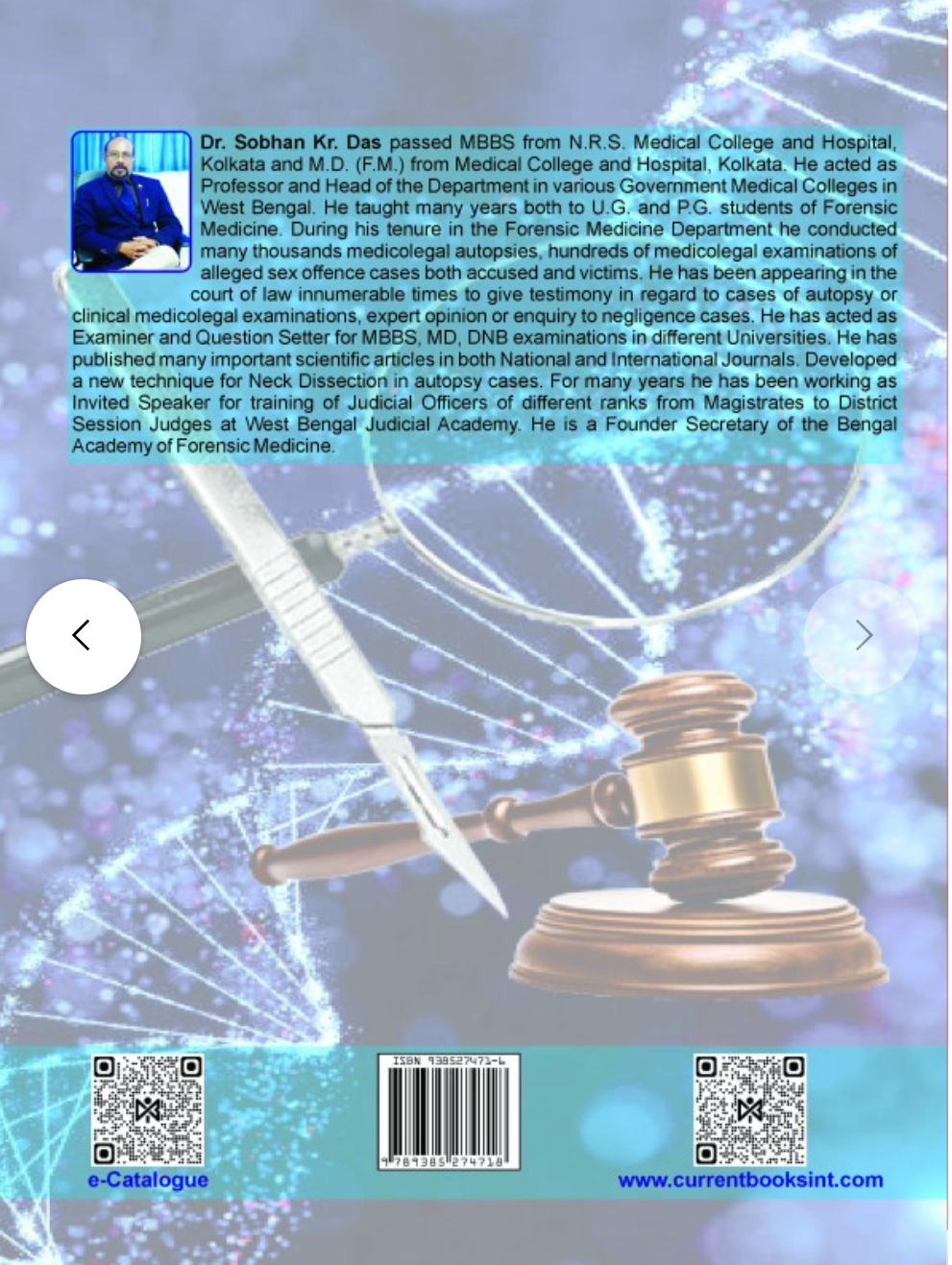 Guide to Forensic Medicine Practice : From Class Room to Court Room, Author Dr. Sobhan Kr. Das, Publisher  Current Books International