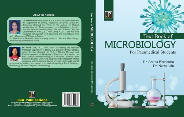 Text Book of MICROBIOLOGY FOR PARAMEDICAL By Dr. Seema Bhadauria , Dr. Neetu Jain  , Publisher: JainPublications