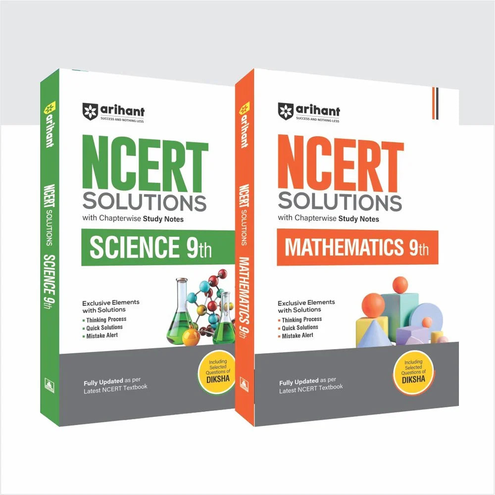Combo of NCERT Solutions Mathematics & Science Class 9th | English Medium, Author: Team Arihant , Publisher: Arihant prakashan