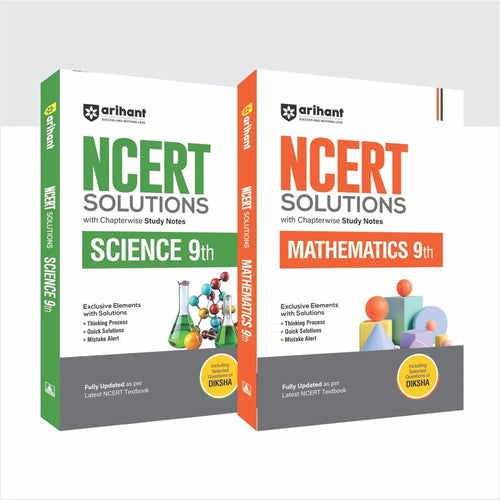 Combo of NCERT Solutions Mathematics & Science Class 9th | English Medium, Author: Team Arihant , Publisher: Arihant prakashan