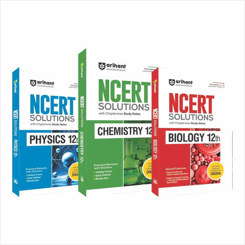 Combo of NCERT Solutions Physics, Chemistry & Biology Class 12th | English Medium, Author: Team Arihant , Publisher: Arihant prakashan