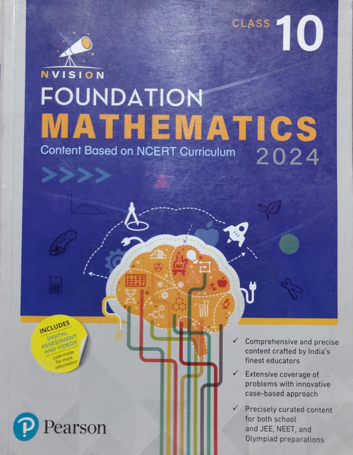 Pearson Nvision Foundation Mathematics Class 10 - NCERT Based 2024 Author: Pearson