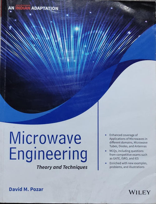 Microwave Engineering: Theory and Techniques - Indian Adaptation | David M. Pozar Author: David M. Pozar