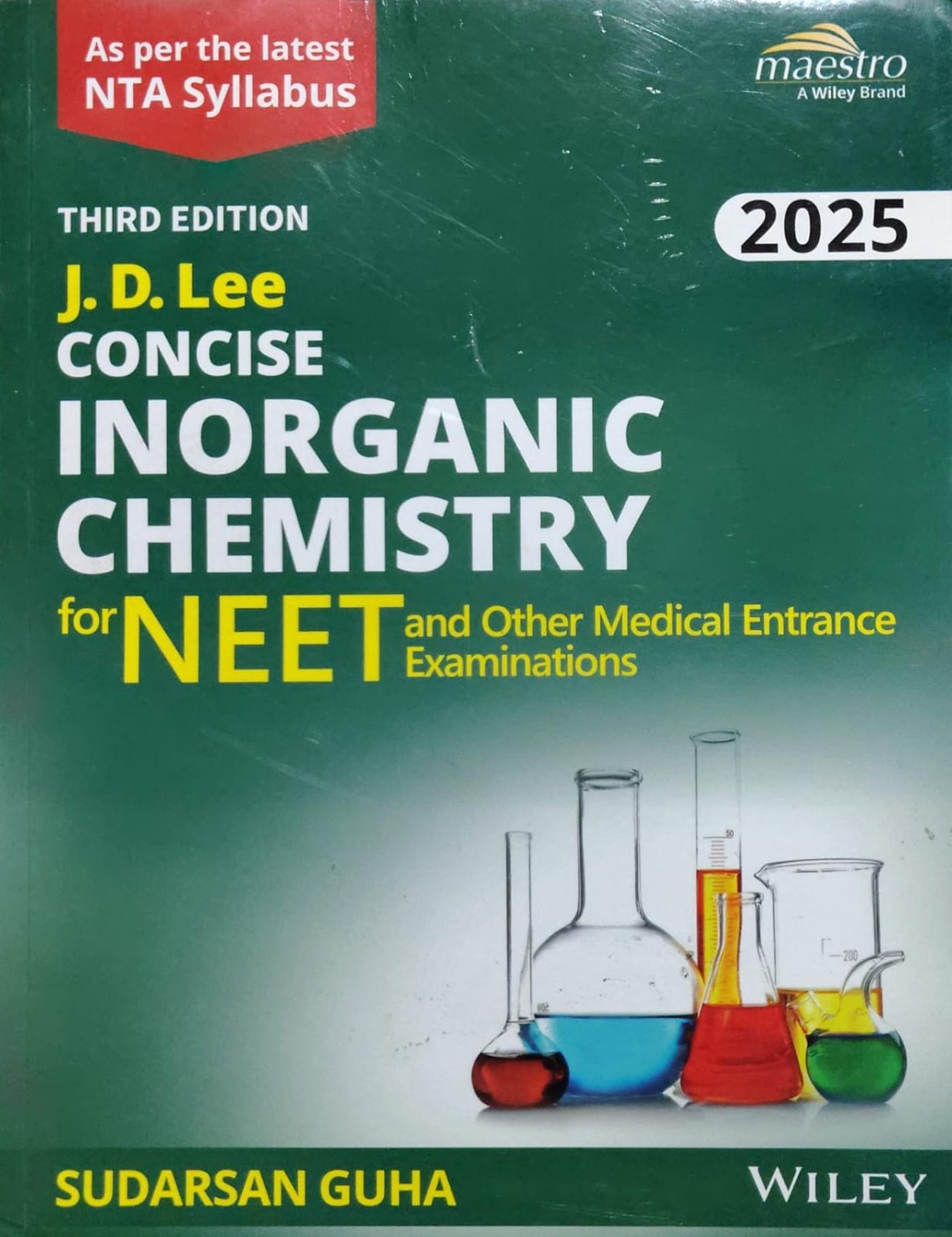 J.D. Lee Concise Inorganic Chemistry for NEET 2025 3rd Edition | Sudarsan Guha Author: Sudarsan Guha | Based on J.D. Lee