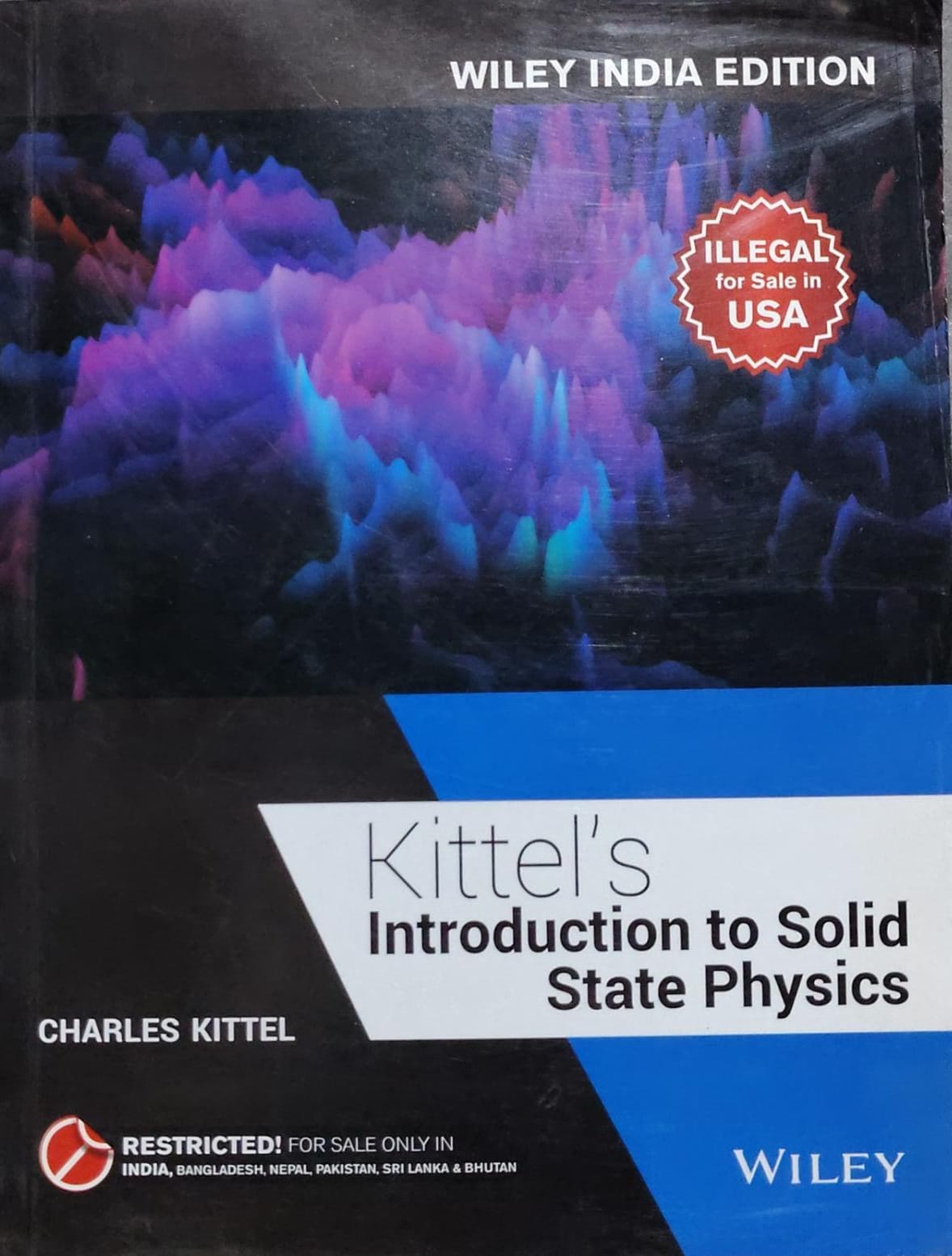 Kittel's Introduction to Solid State Physics - Wiley India Edition | Charles Kittel Author: Charles Kittel