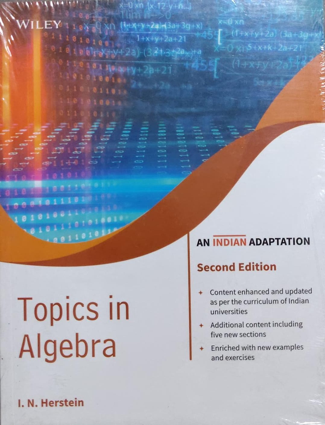 Topics in Algebra 2nd Edition Indian Adaptation - I. N. Herstein | Wiley Author: I. N. Herstein