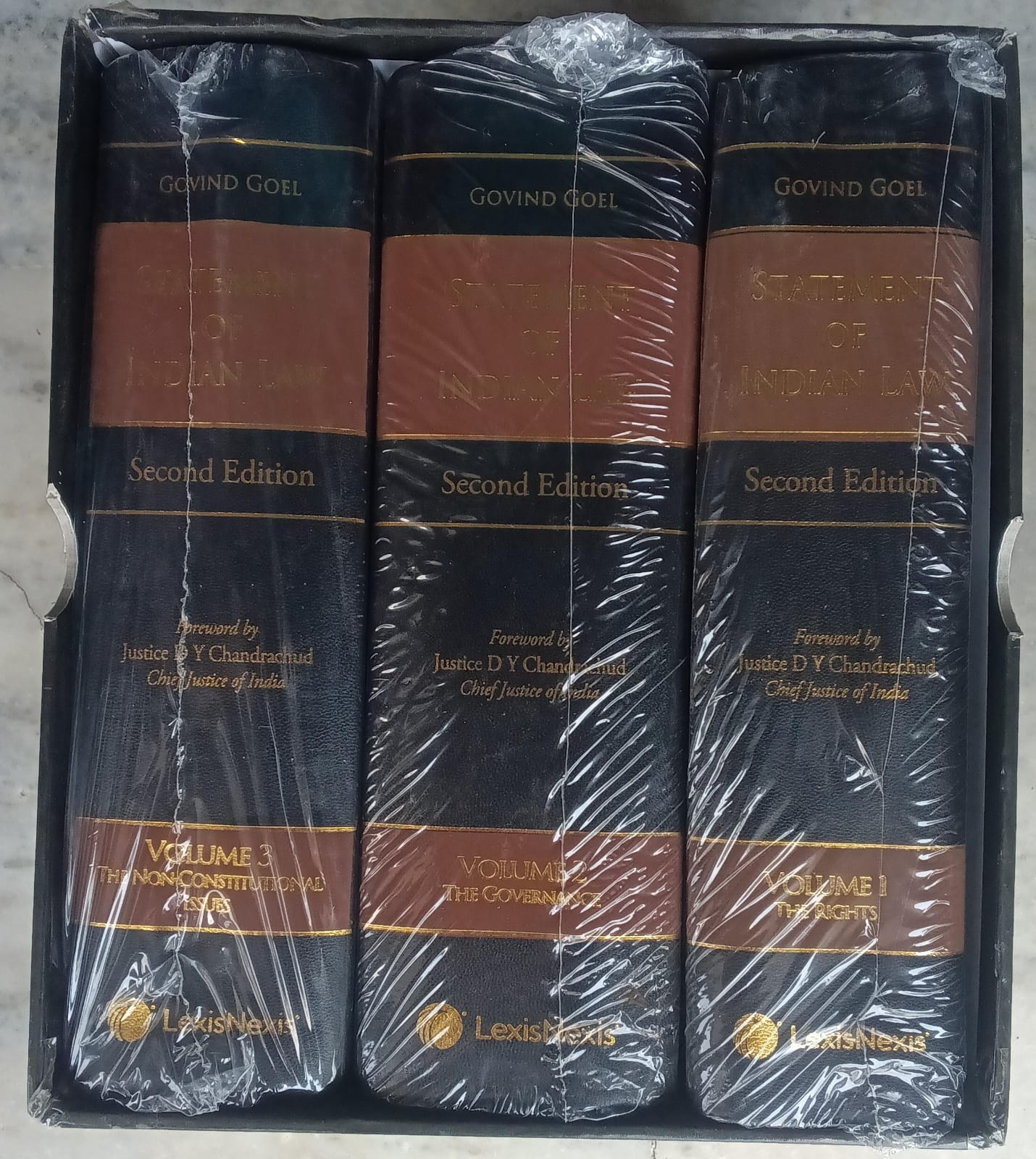 Statement of Indian Law 2nd Edition 3 Vol Set - Govind Goel | Foreword by CJI D Y Chandrachud Author: Govind Goel | Foreword by Justice D Y Chandrachud