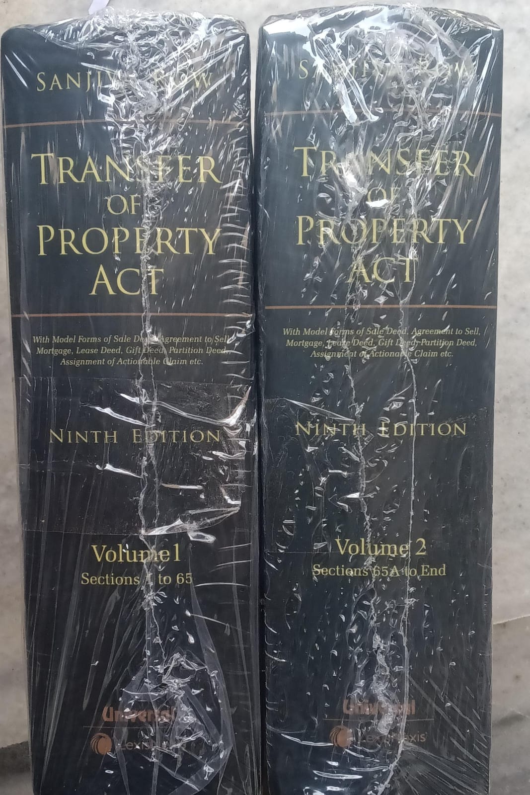Sanjiva Row Transfer of Property Act 9th Ed 2 Vol Set - Sections 1-65 & 65A-End | Universal LexisNexis Author: Sanjiva Row