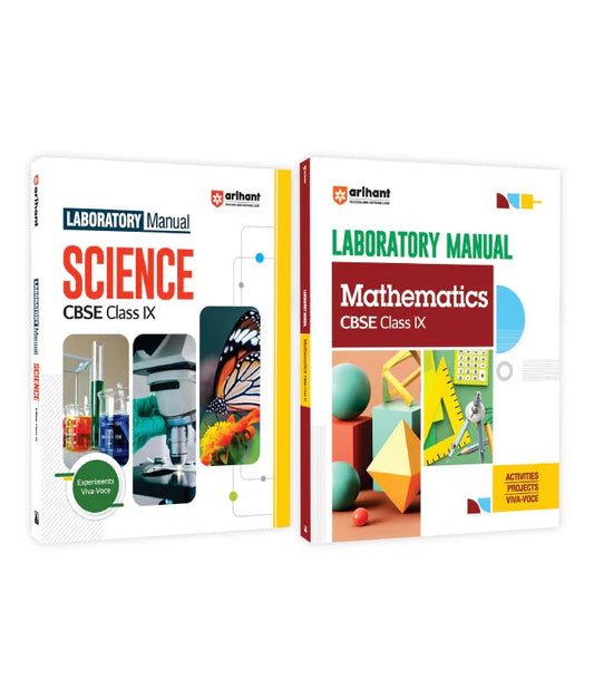 Combo of Laboratory Manual CBSE Science & Mathematics Class 9th,  Author: Team Arihant , Publisher: Arihant prakashan