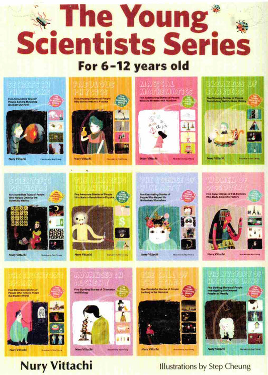 The Young Scientists Series (12 Books)  Author: Nury Vittachi (NOVEL)