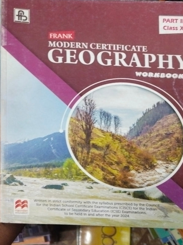 Frank Modern Certificate Geography Workbook | Geography