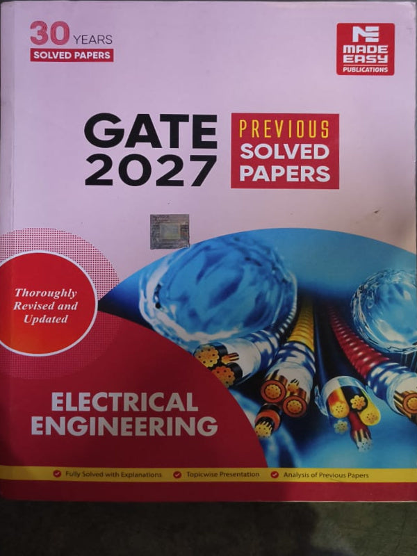 GATE 2027 Previous Solved Papers | Electrical Engineering | Made Easy Publications | Electrical Engineering