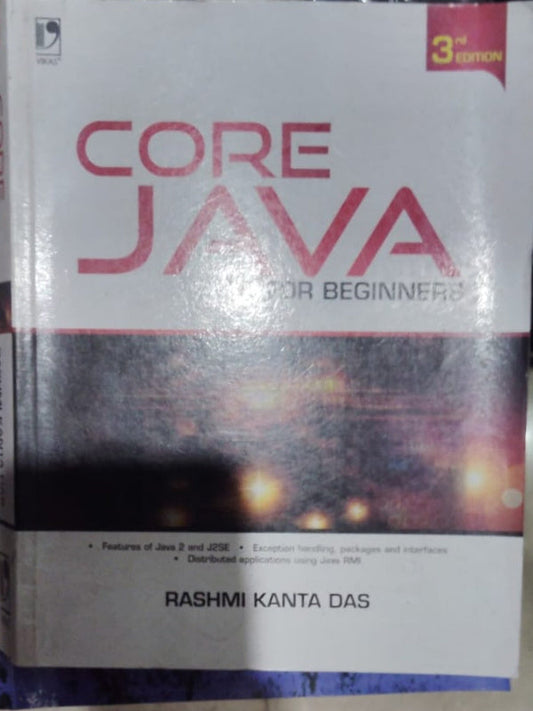CORE JAVA FOR BEGINNERS