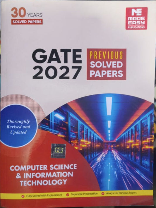 GATE 2027 Previous Solved Papers | Computer Science & Information Technology | Made Easy Publications | Computer Science & Information Technology
