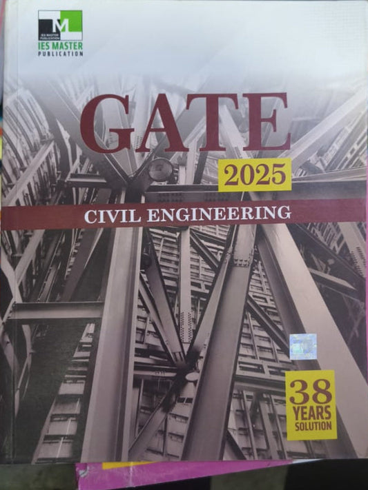 GATE 2025 Civil Engineering | IES Master Publication | Civil Engineering