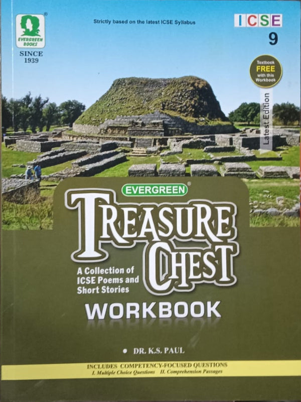 Evergreen Treasure Chest Workbook | ICSE English | Latest Edition | Dr. K.S. Paul | Evergreen Books | ICSE English | Dr. K.S. Paul | Latest Edition