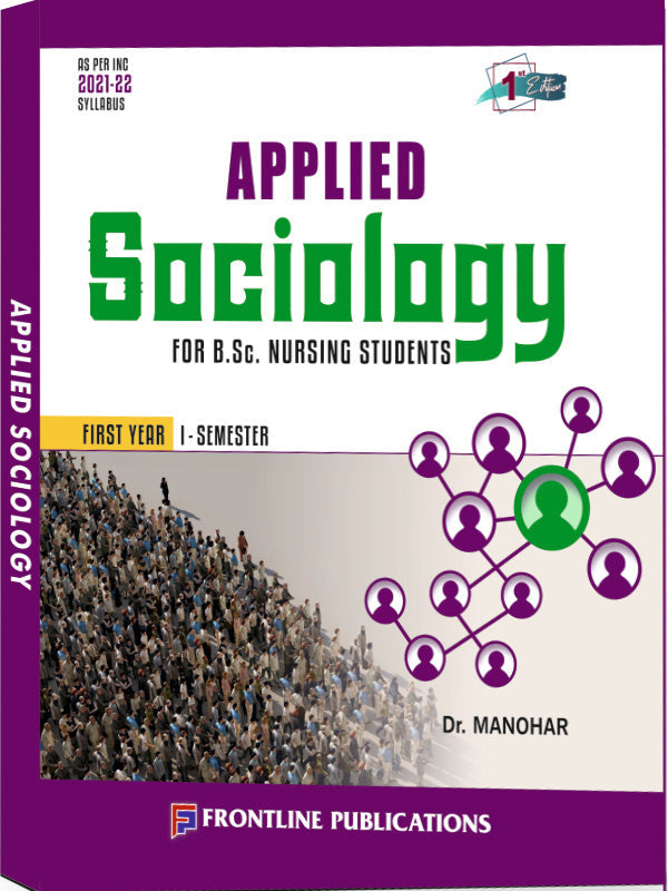 Applied Sociology | 1st Edition | Dr. Manohar | Frontline Publications | Sociology | Dr. Manohar | 1st Edition