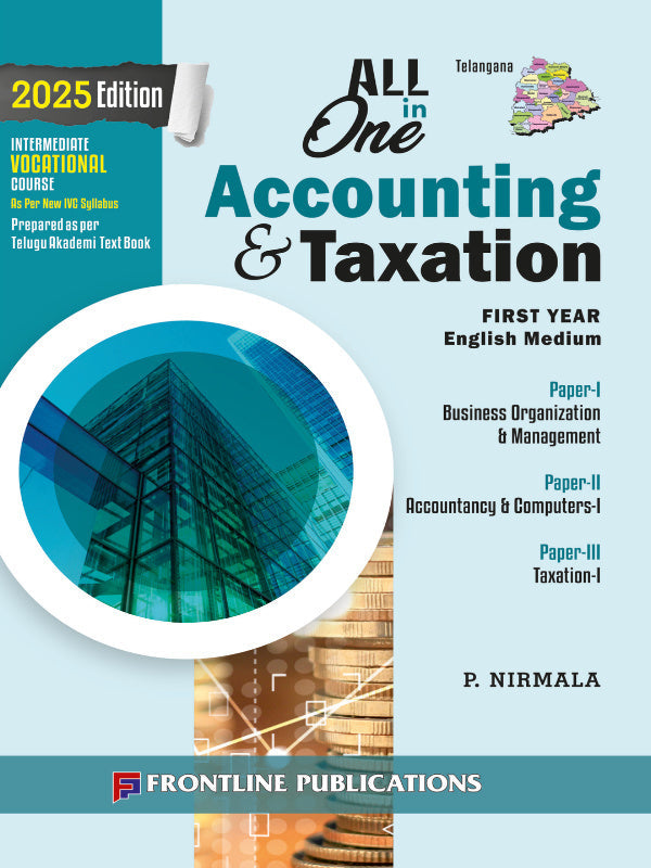 All in One Accounting & Taxation | 2025 Edition | P. Nirmala | Frontline Publications | Accounting & Taxation | P. Nirmala | 2025 Edition