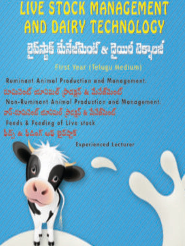 LIVE STOCK MANAGEMENT AND DAIRY TECHNOLOGY | Livestock Management and Dairy Technology | Experienced Lecturer | Livestock Management and Dairy Technology | Experienced Lecturer