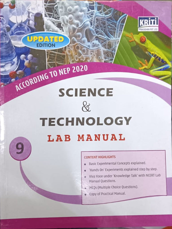 Science & Technology Lab Manual | Updated Edition | Kriti Prakashan Pvt. Ltd. | Science & Technology | Updated Edition