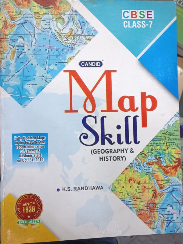 Map Skill | Geography & History | K.S. Randhawa | Evergreen | Geography & History | K.S. Randhawa