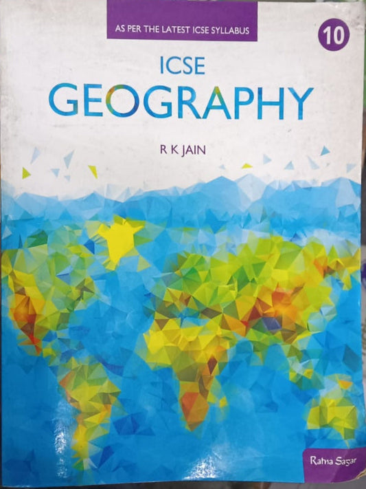 ICSE Geography | R K Jain | Rachna Sagar | Geography | R K Jain