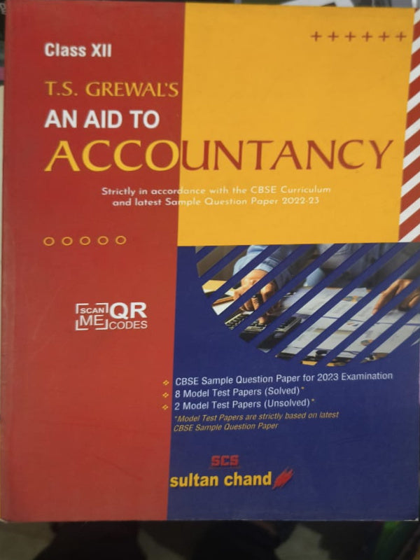 T.S. Grewal's An Aid to Accountancy | Sultan Chand | Accountancy | T.S. Grewal