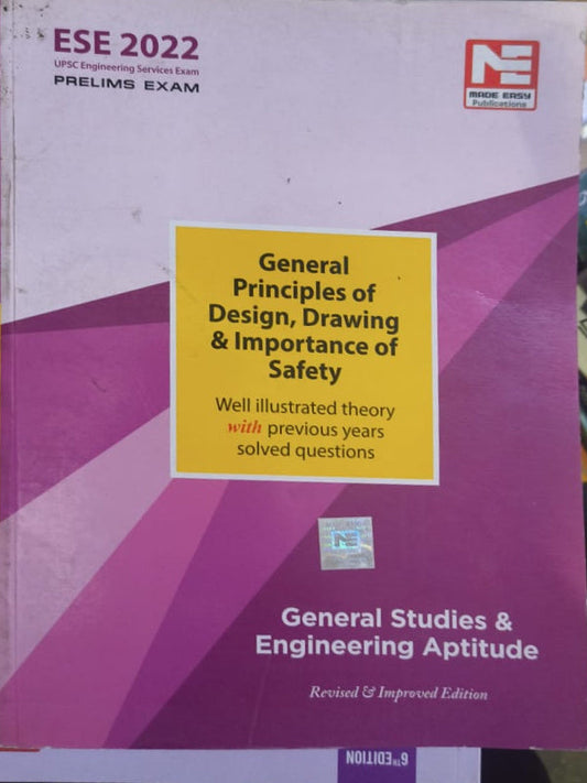 ESE 2022 UPSC Engineering Services Exam Prelims Exam: General Studies & Engineering Aptitude | Revised & Improved Edition | Made Easy Publications | General Studies & Engineering A
