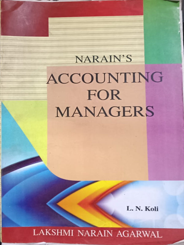 NARAIN'S ACCOUNTING FOR MANAGERS