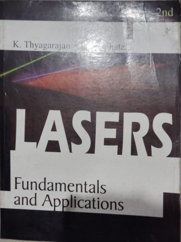LASERS Fundamentals and Applications