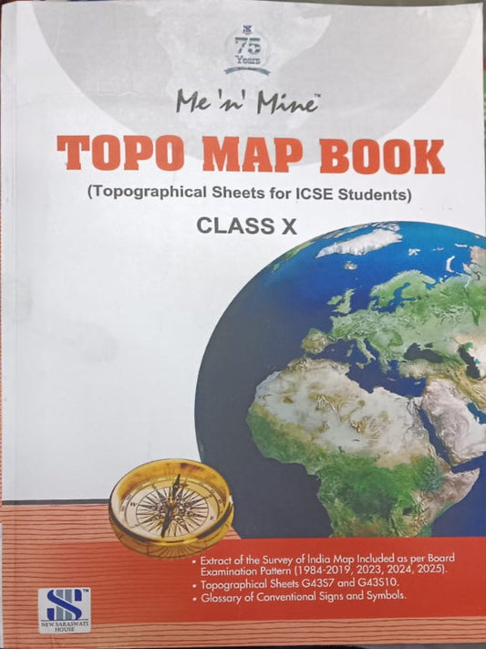 TOPO MAP BOOK | Topographical Sheets | New Saraswati House | Topographical Sheets