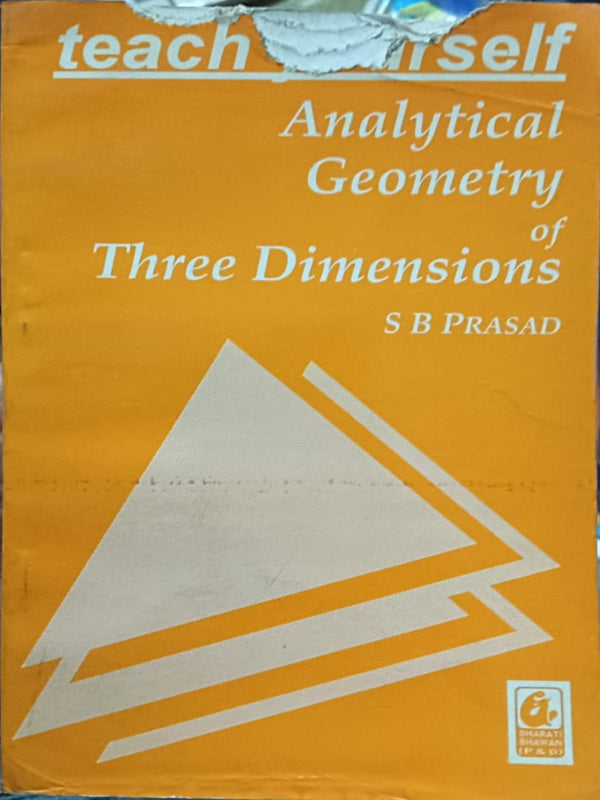 Analytical Geometry of Three Dimensions | S B Prasad | Bharat Bhawan | Analytical Geometry | S B Prasad