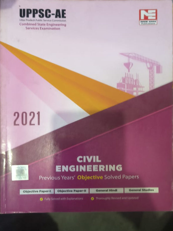 UPPSC-AE Civil Engineering Previous Years' Objective Solved Papers | Made Easy Publications | Civil Engineering
