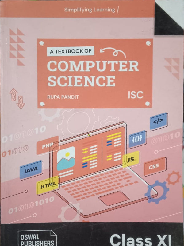 A TEXTBOOK OF COMPUTER SCIENCE | RUPA PANDIT | OSWAL PUBLISHERS | Computer Science | RUPA PANDIT
