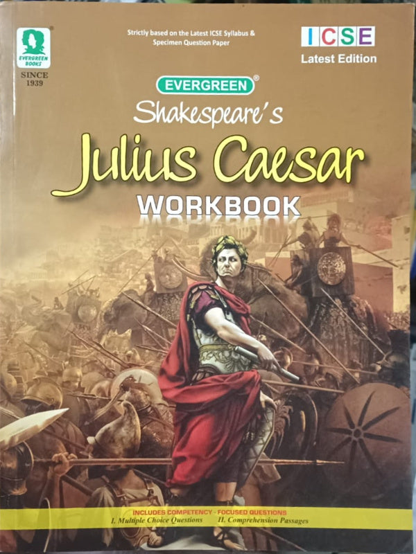 Shakespeare's Julius Caesar Workbook | Latest Edition | Evergreen Books | Latest Edition