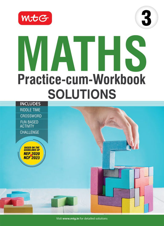 Class 3 Maths Practice-cum-Workbook Solution, Publisher: MTG Learning Media Pvt Ltd